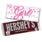 12ct It's a Girl Baby Shower Candy Party Favors Hershey's Chocolate Bars by Just Candy
